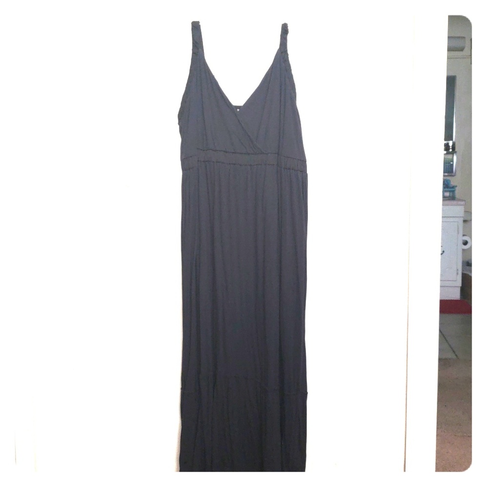 Long black maxi dress